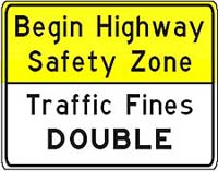 Safety Corridor sign