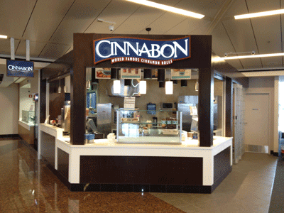 photo Cinnabon store at ANC