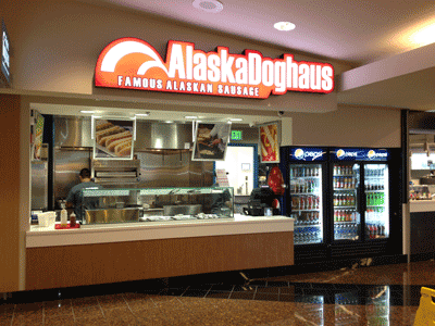 photo Alaska Doghaus store at ANC
