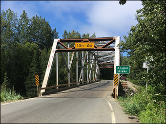 North entrance, Anchor River Bridge #910
