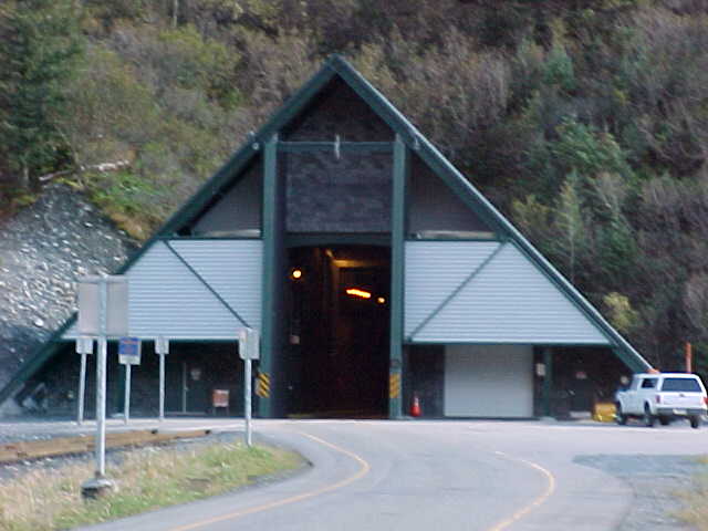 Bear Valley portal building.