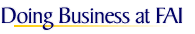 Graphic  Doing Business at FAI