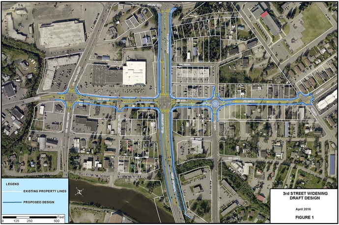 3rd Street Project area map