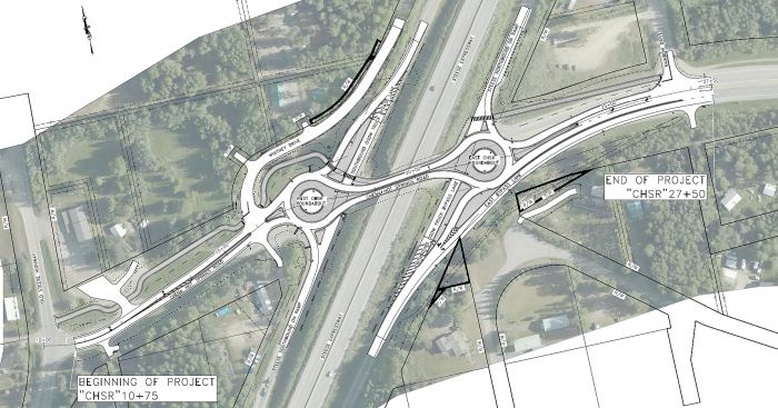 Project area roundabouts