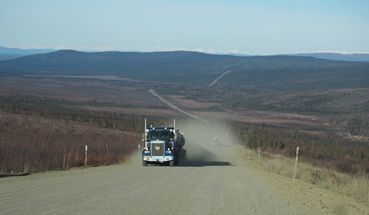 A truck on the Dalton.