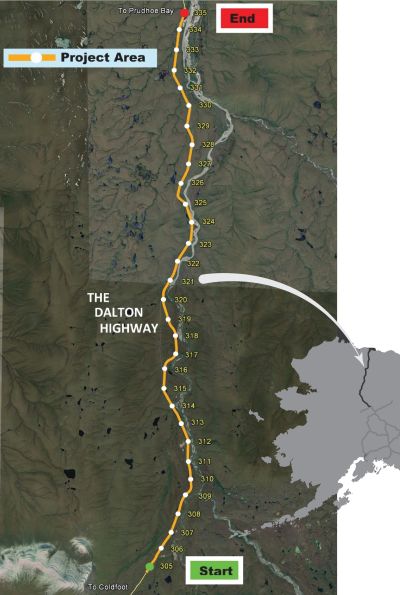 Dalton 305 to 335 project area.