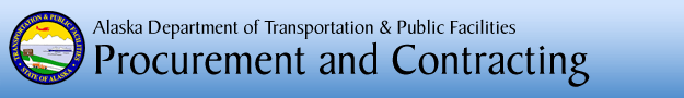 Alaska Department of Transportation & Public Facilities header image