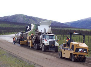 photo of paving equipment