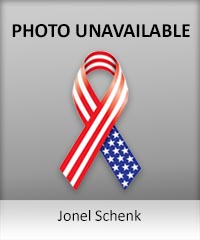 Click to learn more about veteran Jonel Schenk