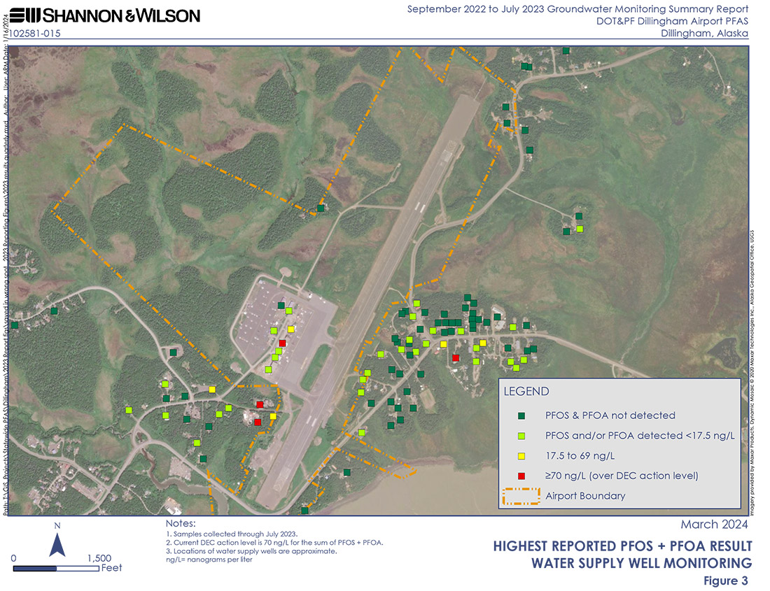 Dillingham Airport Firefighting Foam Contamination, Central Region