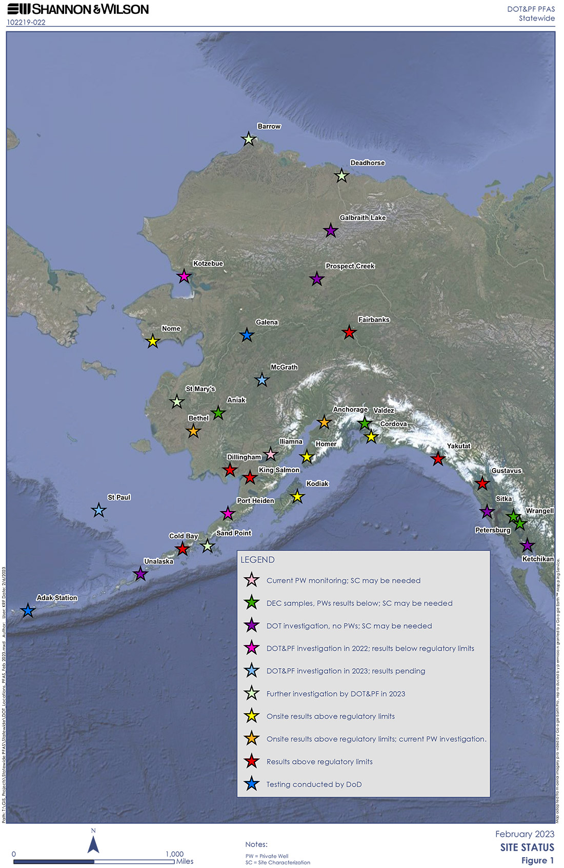 Alaska PFAS Information, Transportation & Public Facilities, State of