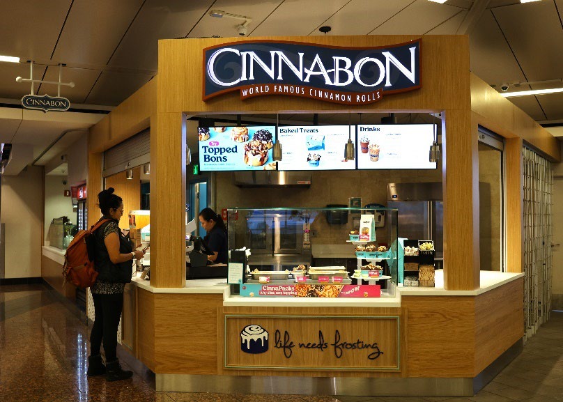 photo of the Cinnabon business at ANC