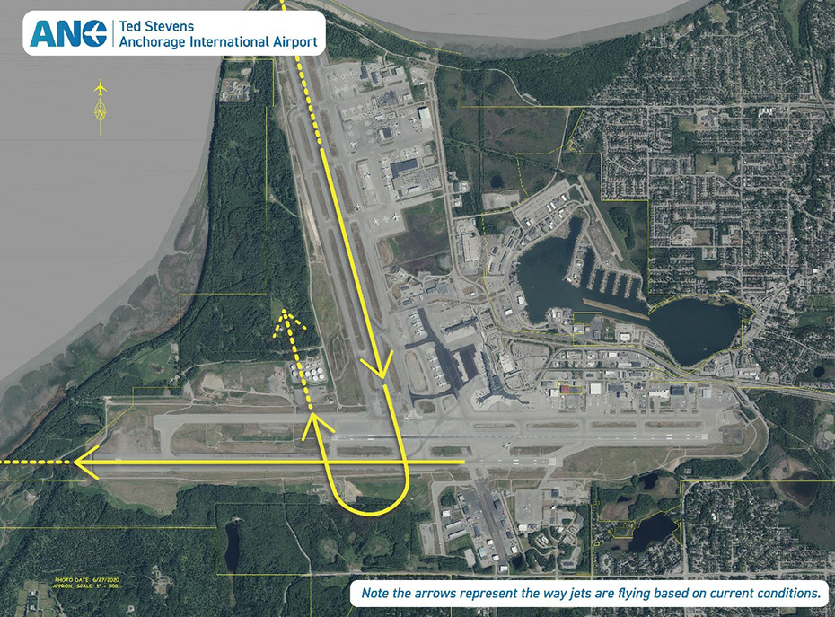 Graphic 2 illustrates the 'One-Five' runway configuration, named after Runway 15, which serves as the primary arrival runway in this setup.