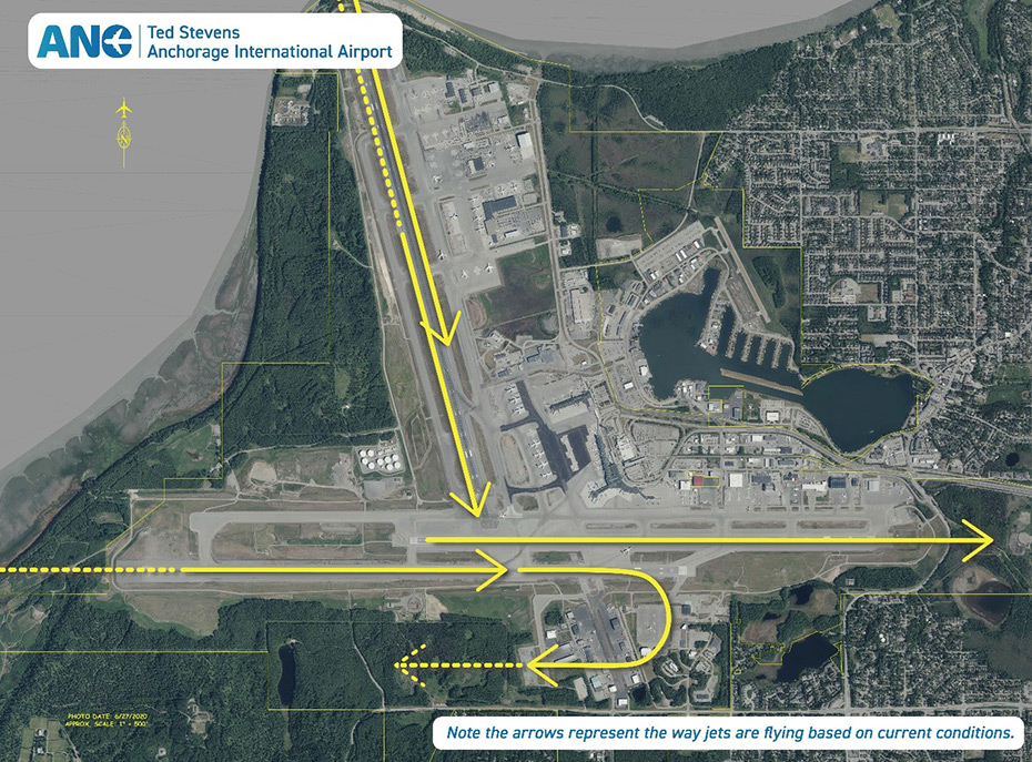 Graphic 3 depicts two less common runway configurations.