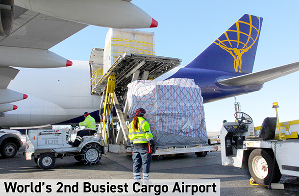 2nd busiest cargo airport