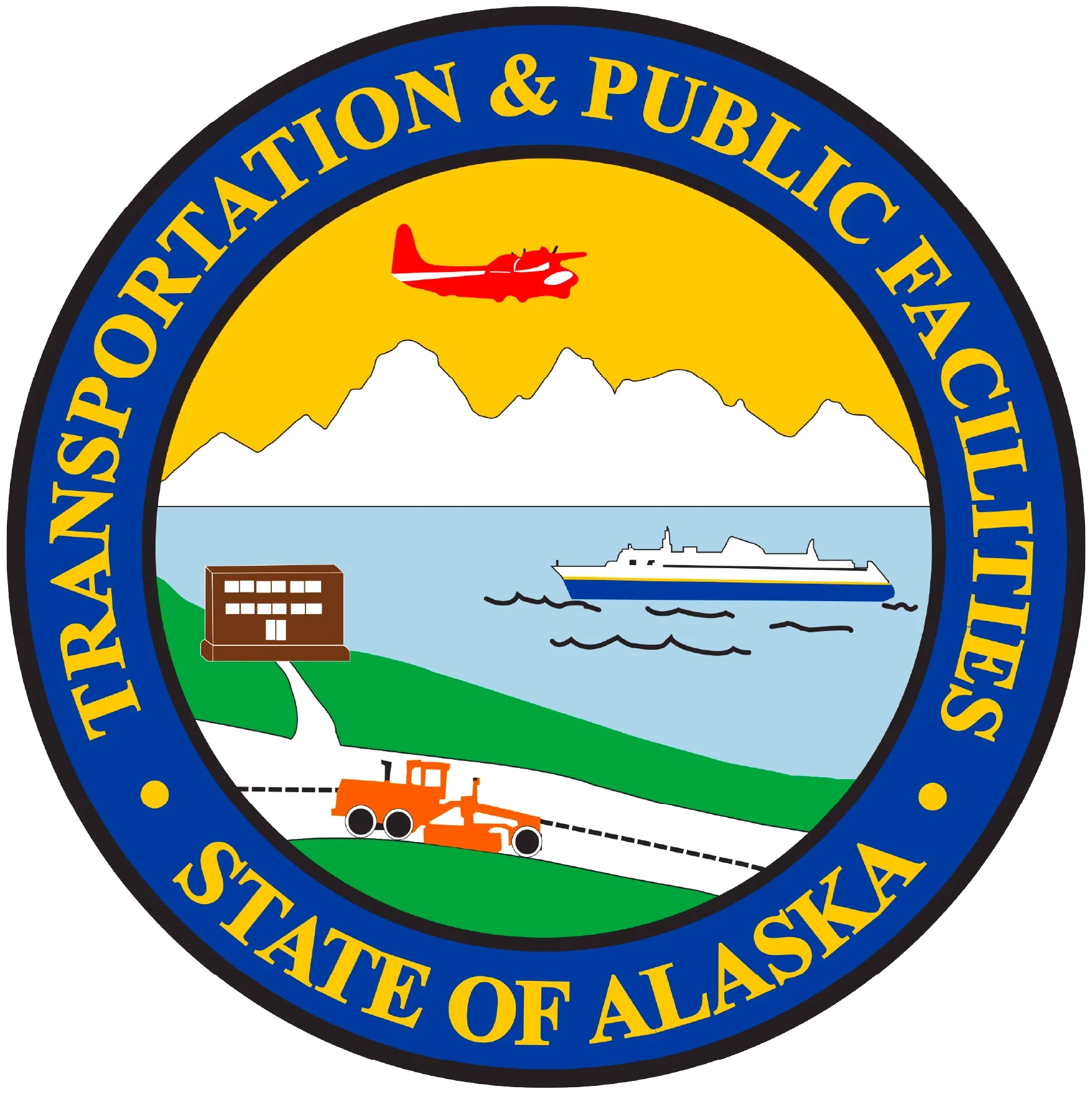 The classic DOT&PF logo