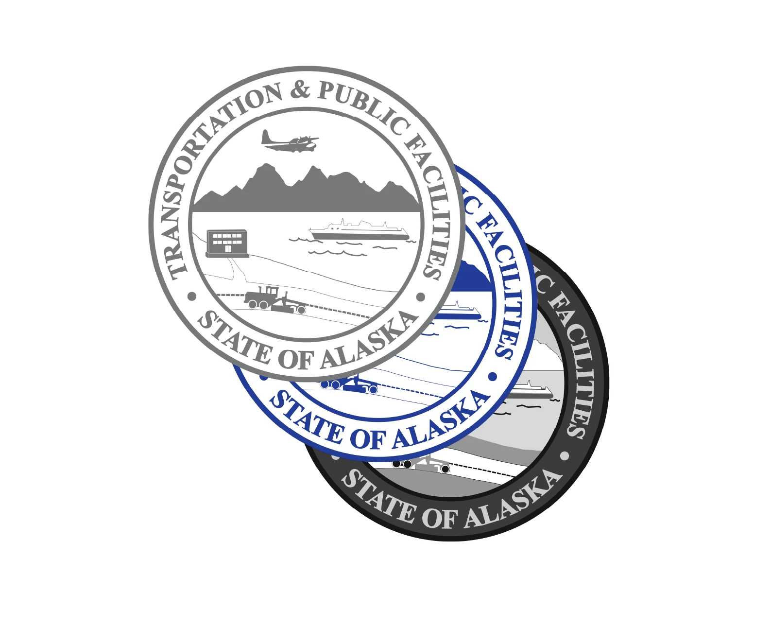 stack of classic logos