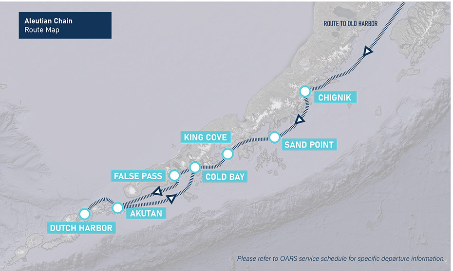 Aleutian Chain June 2023 Service Schedule