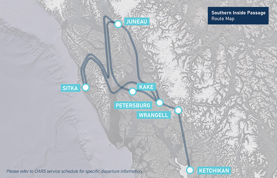 Southern Inside Passage June 2023 Service Schedule