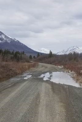 photo: Ice on McCarthy Road.