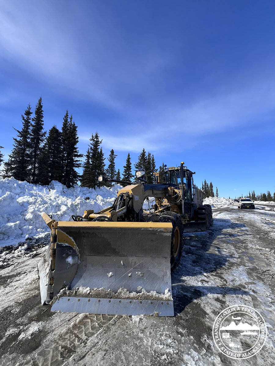 Photo: Opening the Denali Highway. By Angelica Stabs, Alaska DOT&PF