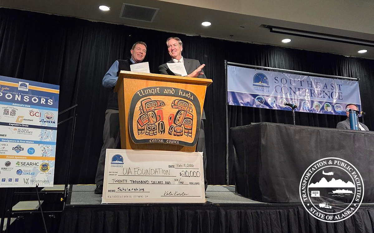 Photo: Commissioner Ryan Anderson, P.E. and Robert Venables, Executive Director of the Southeast Conference, officially designating the Southeast Conference as a Regional Planning Organization.