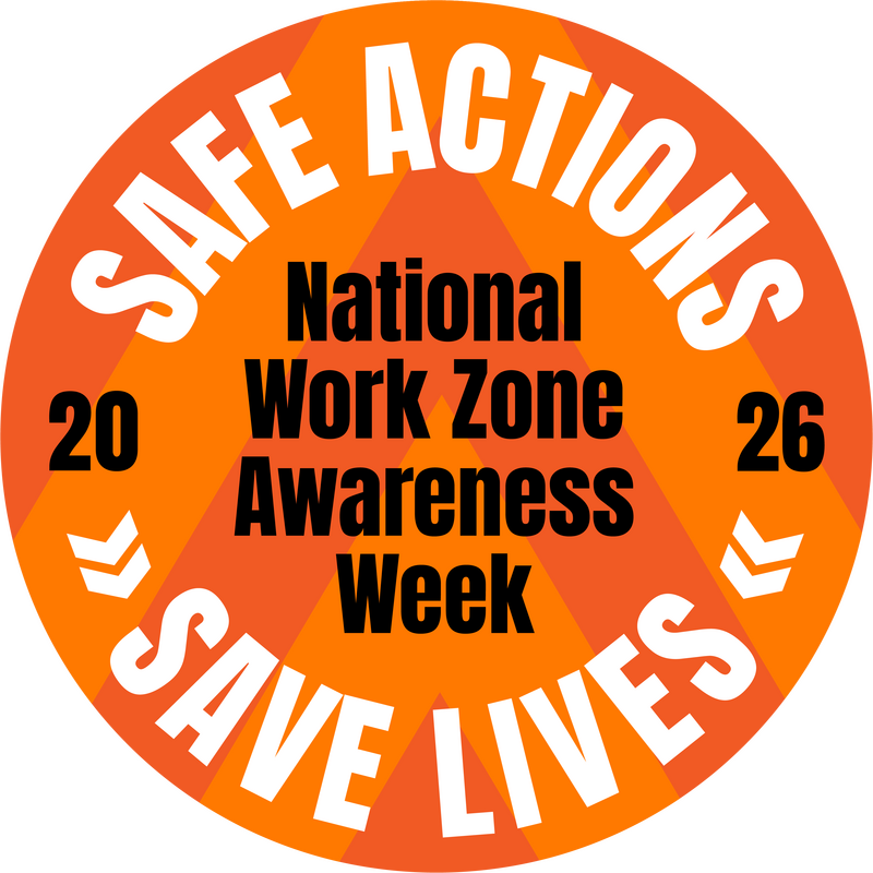 image: National Work Zone Awareness Week badge