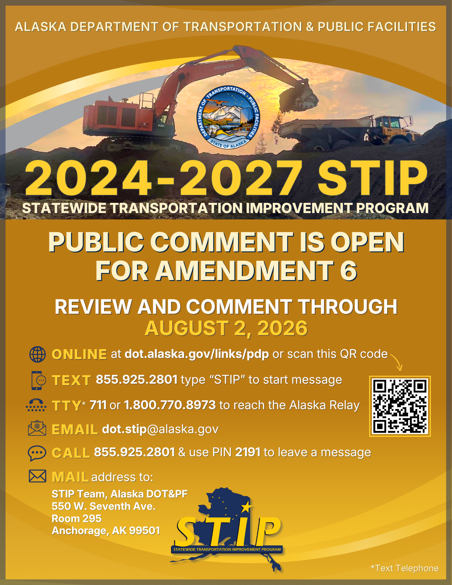 image: 2024-2027 STIP Public Comment Amendment 6 flyer
