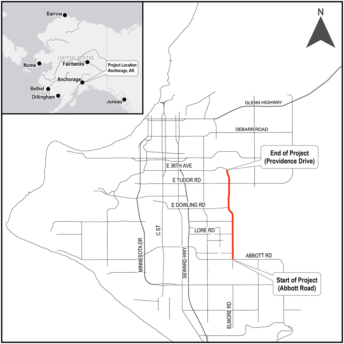 (1R) Elmore Road Abbott Rd. to Providence Dr. Pavement Preservation