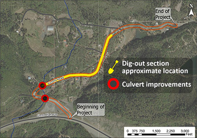 map view of the project area