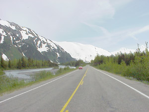 View of Portage Glacier Highway