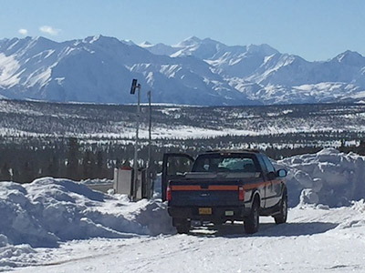 Temperature Data Probe station Eureka, Glenn Highway, MP 128