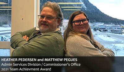 click for larger view: Heather Pedersen and Matthew Pegues