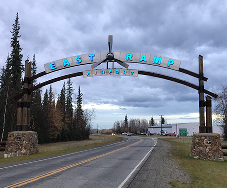 Fairbanks Airport Eastside entrance