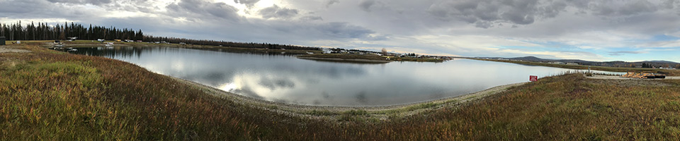 Fairbanks Airport seaplane base panoramic photo