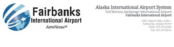 Fairbanks International Airport press header