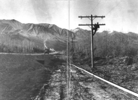 powerline installation 1942