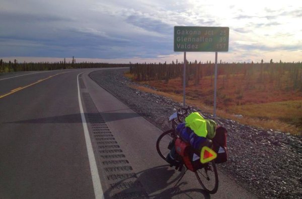 Resting along the Richardson Highway