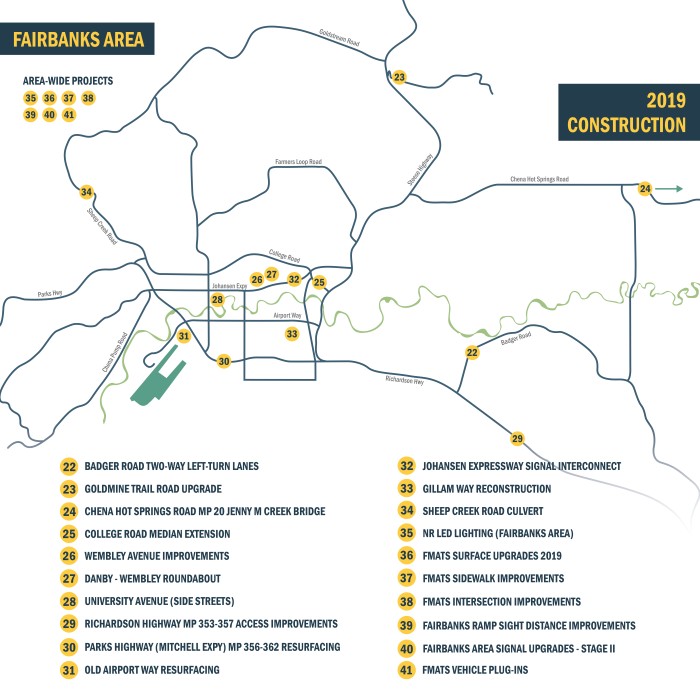 Fairbanks construction map