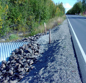 Plack Road / Chena Slough Looking East