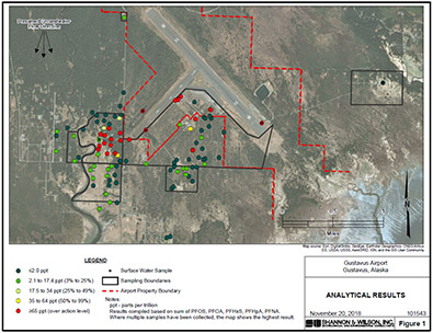 Nov. 20th Gustavus Well Search Map