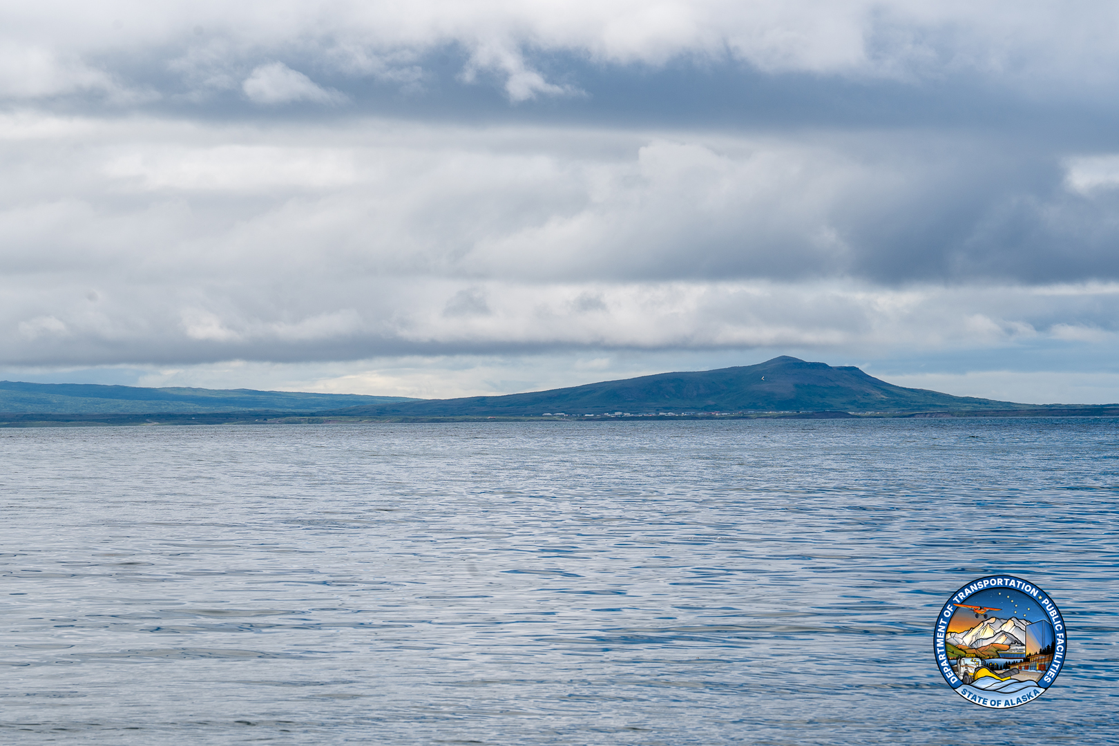 A view of Cold Bay from across the bay