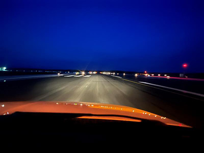 Kotzebue Airport runway after being submerged