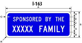 Sponsored by the XXX Family sign