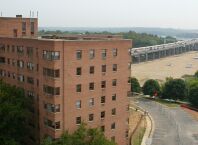 8-story apartment bldg in the way of the new bridge alignment