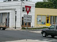 Roundabout at Mt Vernon MD