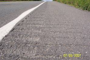 Both Milled-in and Rolled Rumble Strips