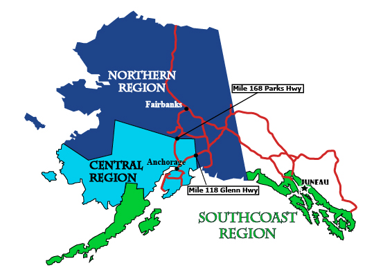 alaska regional map