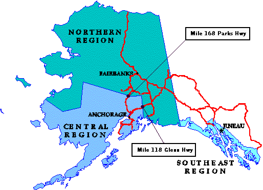Map of Alaska
