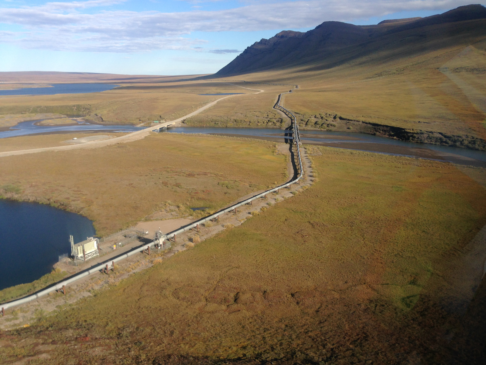 Trans-Alaska Pipeline in the Alaska landscape